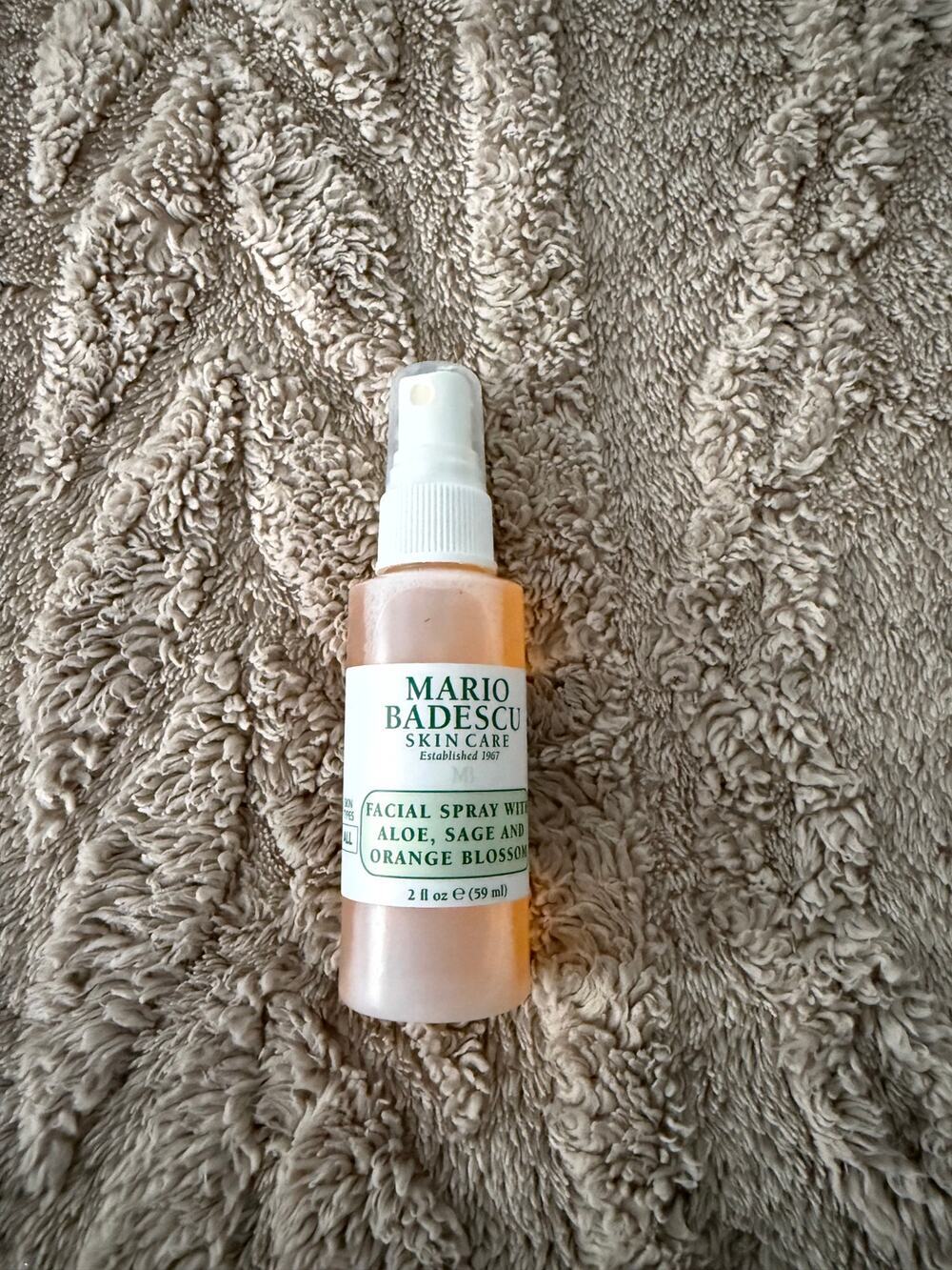 Mario Badescu Facial Spray Aloe Sage Orange Blossom 2 oz Travel Size